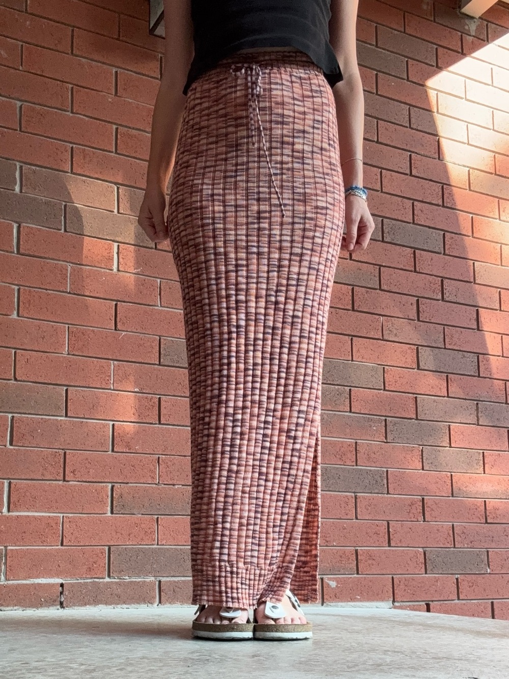 Free People Space-Dye Maxi Skirt XS